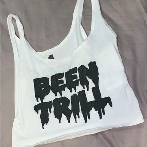 Trill Crop Top **RARE**
